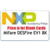 MIFARE® DESFire® 8k Blank PVC Cards - 100 pack